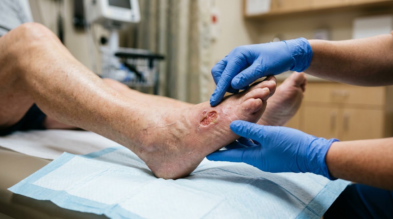 Non healing diabetic foot ulcer
